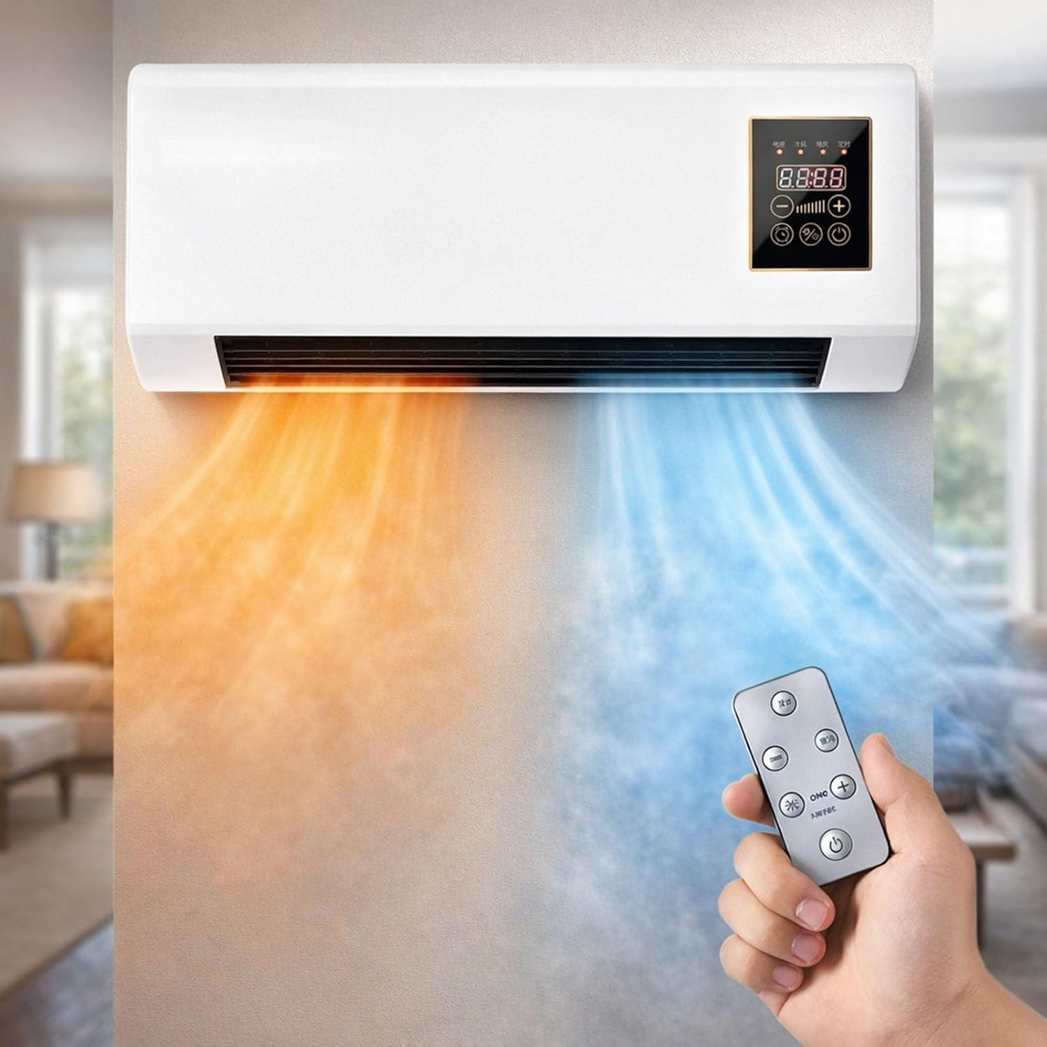 Smart Garden Rooms - Portable Wall-Mounted Air Conditioner Fan 2