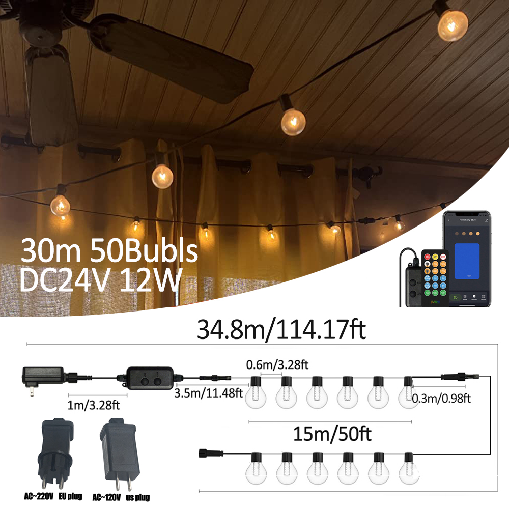 Smart Garden Light Controller - G40 Smart Outdoor DIY LED String