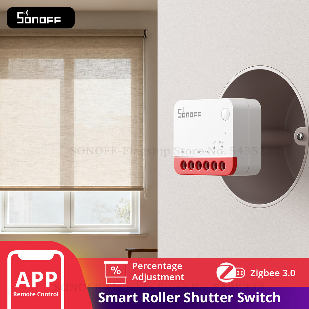 Smart Garden Valve - SONOFF MINI-ZBRBS Zigbee Smart Roller Shutter