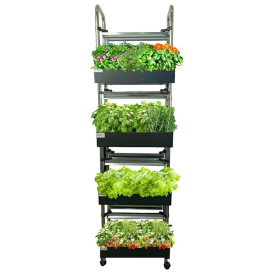 Smart Garden Lighting System - Indoor hydroponics growing system: vertical garden