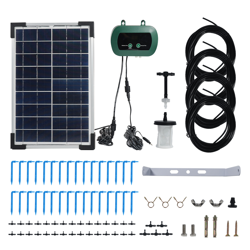 Smart Garden Irrigation - Solar Hydroponics Equipment Micro Drip Pumps