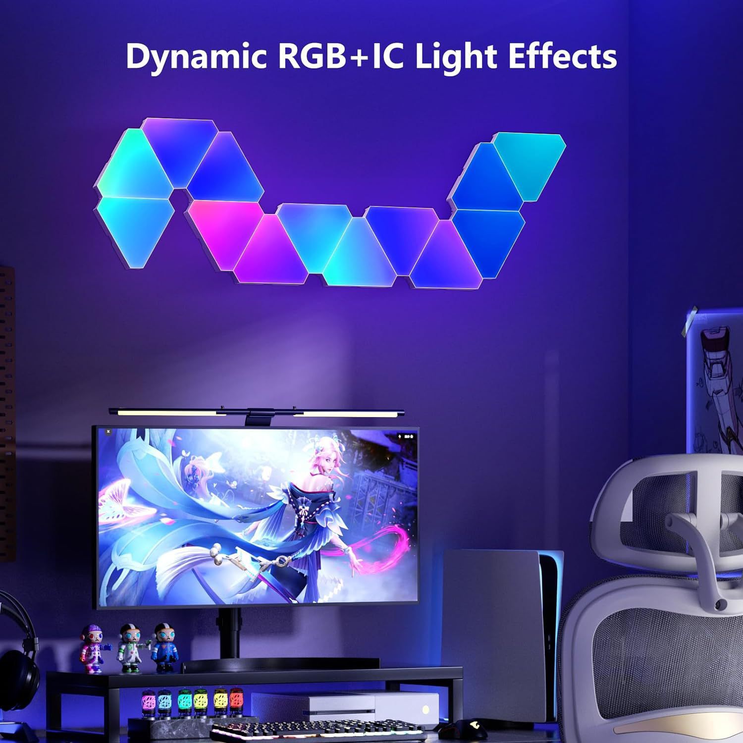 Tuya WiFi RGB Triangle Quantum - Smart Garden Light Controller ulasan dan harga