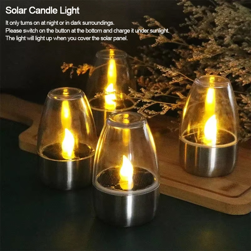 LED Solar Candles Light Flamel - Smart Garden Lighting System ulasan dan harga