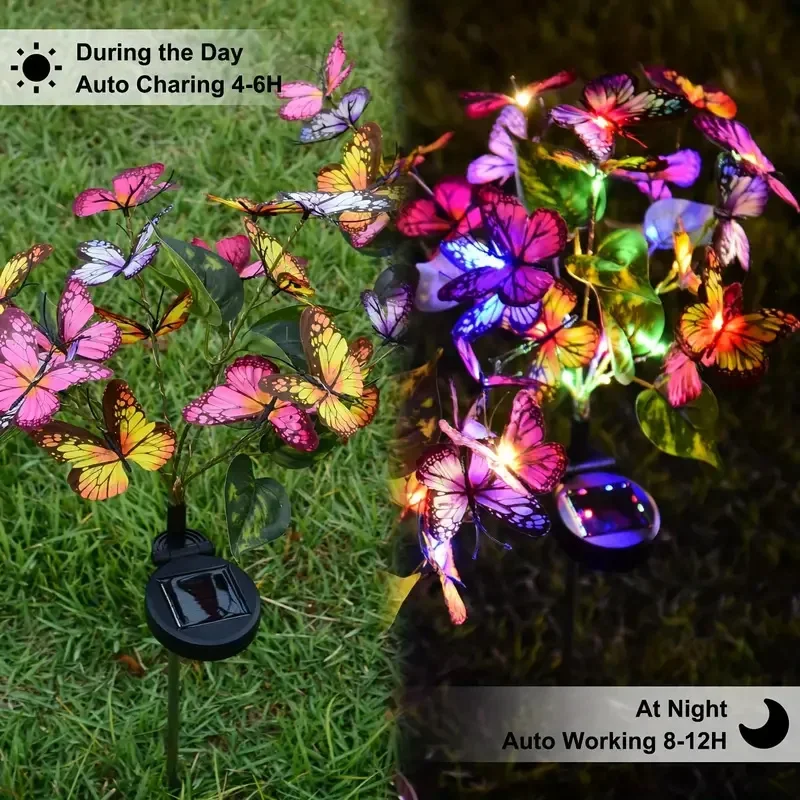 Solar LED Butterfly Garden Lig - Smart Garden Lighting System ulasan dan harga