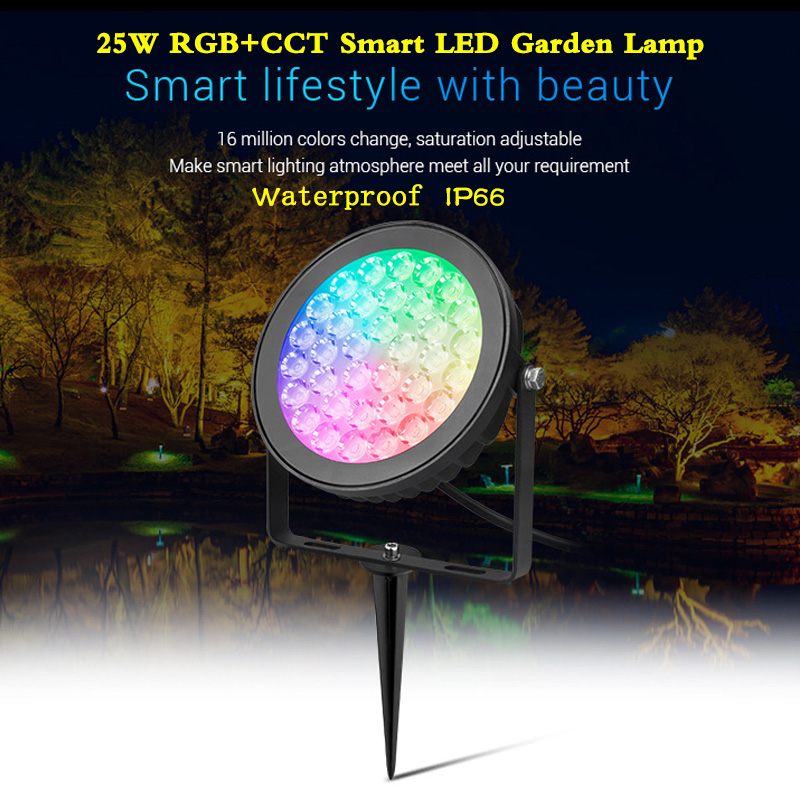 2100LM 25W RGB CCT Smart Outdo - Smart Garden Light Controller ulasan dan harga
