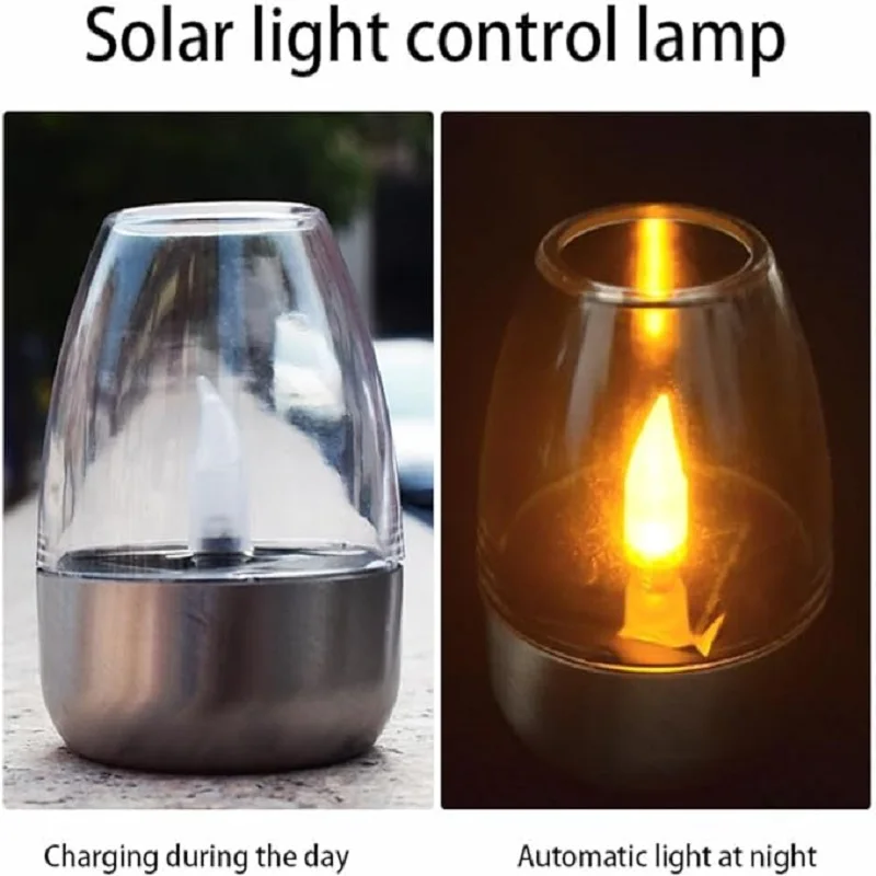 Solar Powered Flameless Candle - Smart Garden Lighting System ulasan dan harga