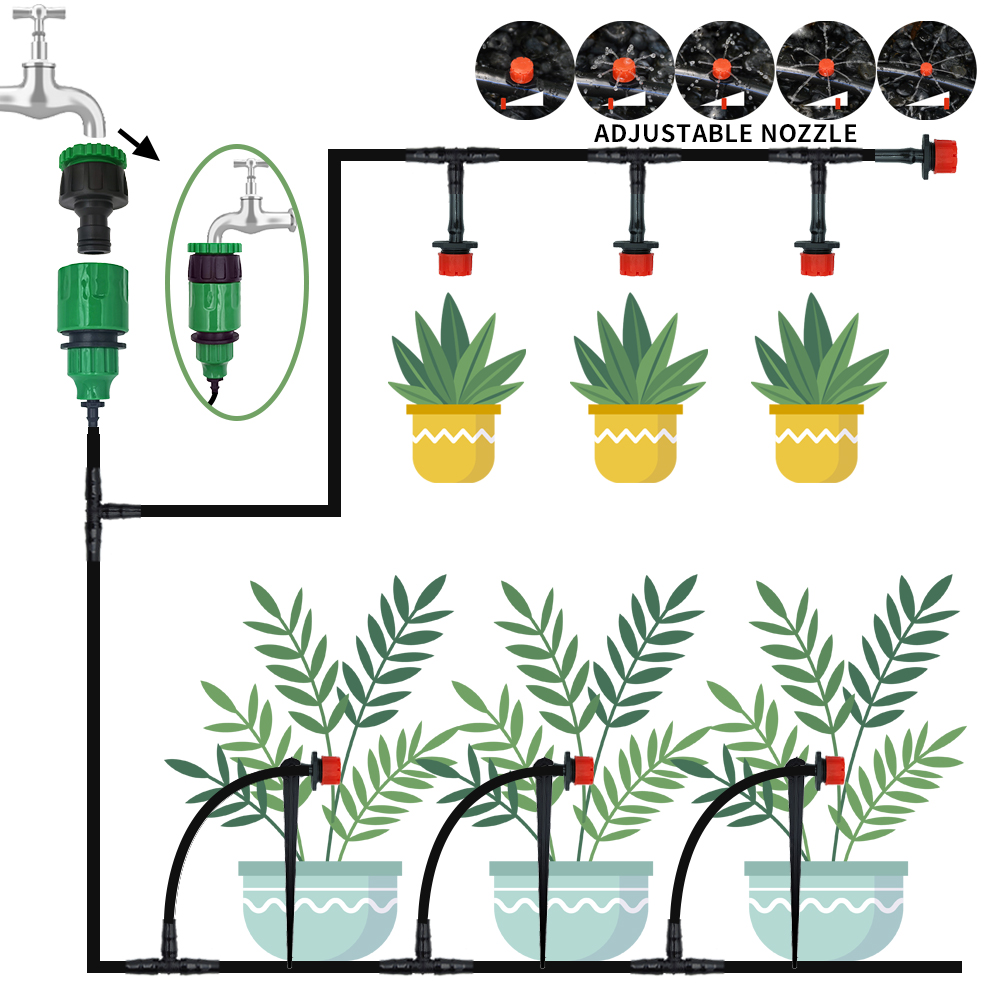 Micro Drip Irrigation System P - Smart Garden Auk ulasan dan harga