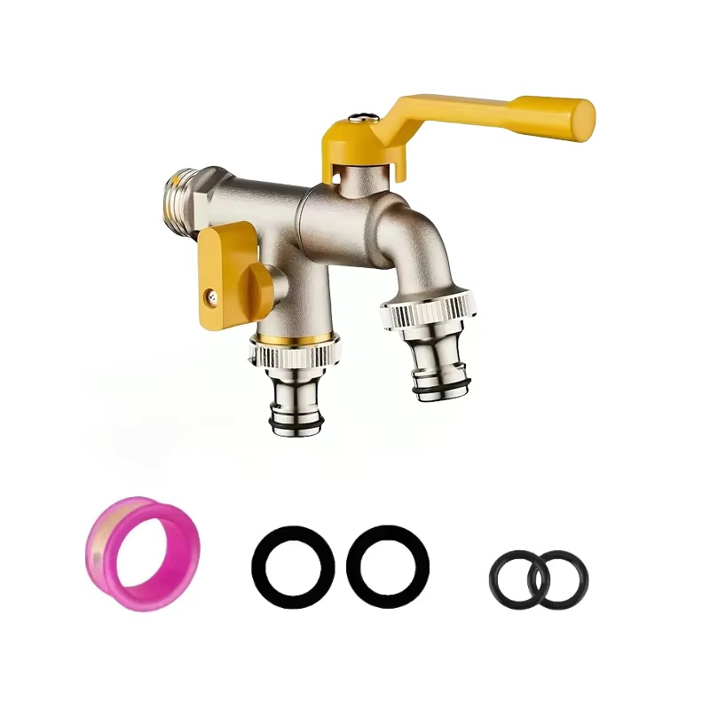 Double outlet garden hose fauc - Smart Garden Tap ulasan dan harga