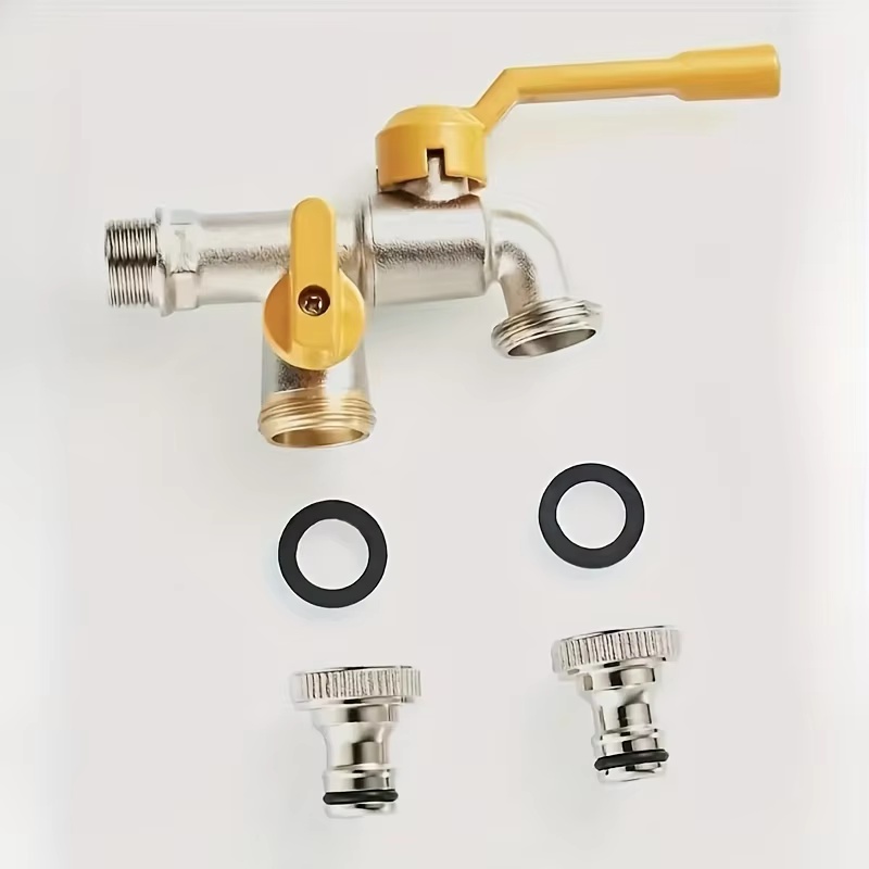 Double outlet garden hose fauc - Smart Garden Tap ulasan dan harga
