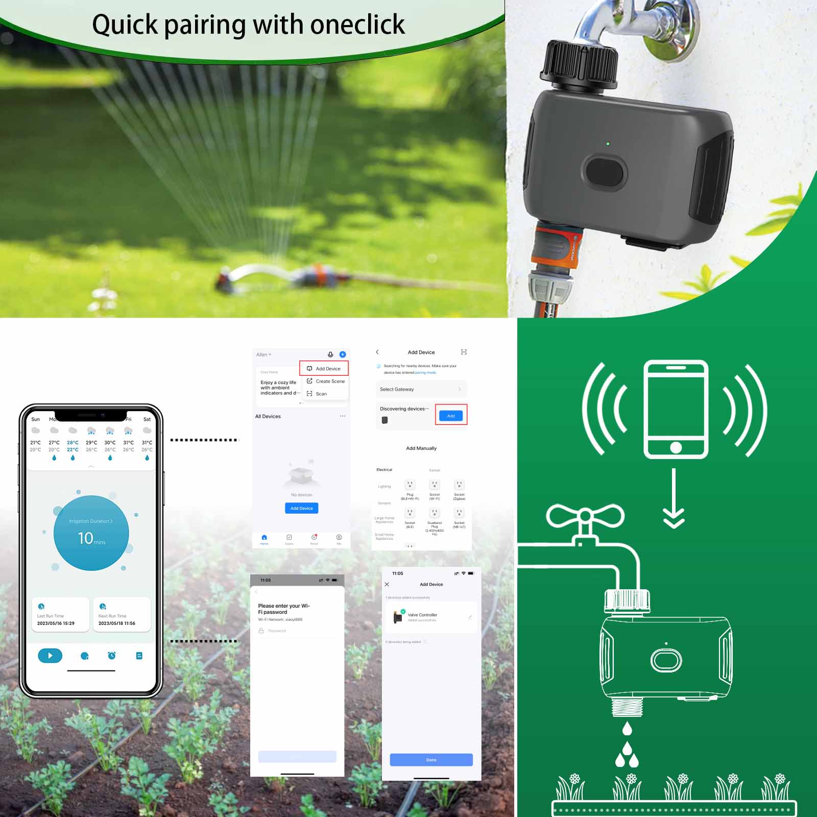 INSOMA automatic plant irrigat - Smart Garden Tap ulasan dan harga