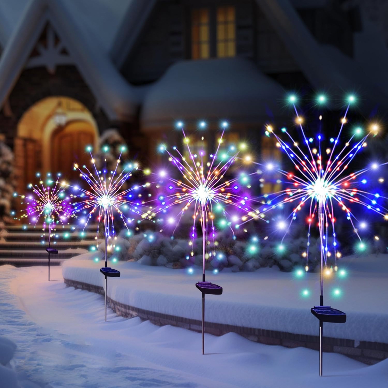 Solar LED Firework Fairy Light - Smart Garden Lighting System ulasan dan harga