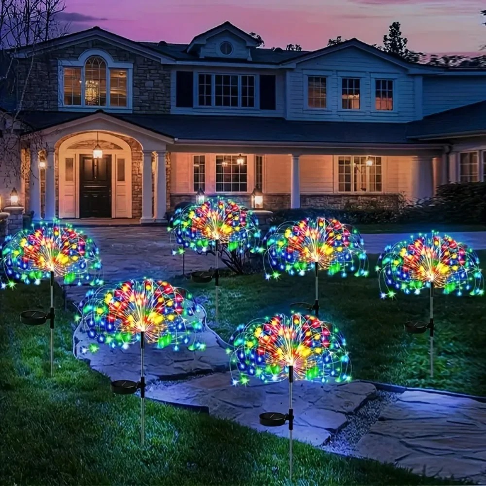 Solar LED Firework Fairy Light - Smart Garden Lighting System ulasan dan harga