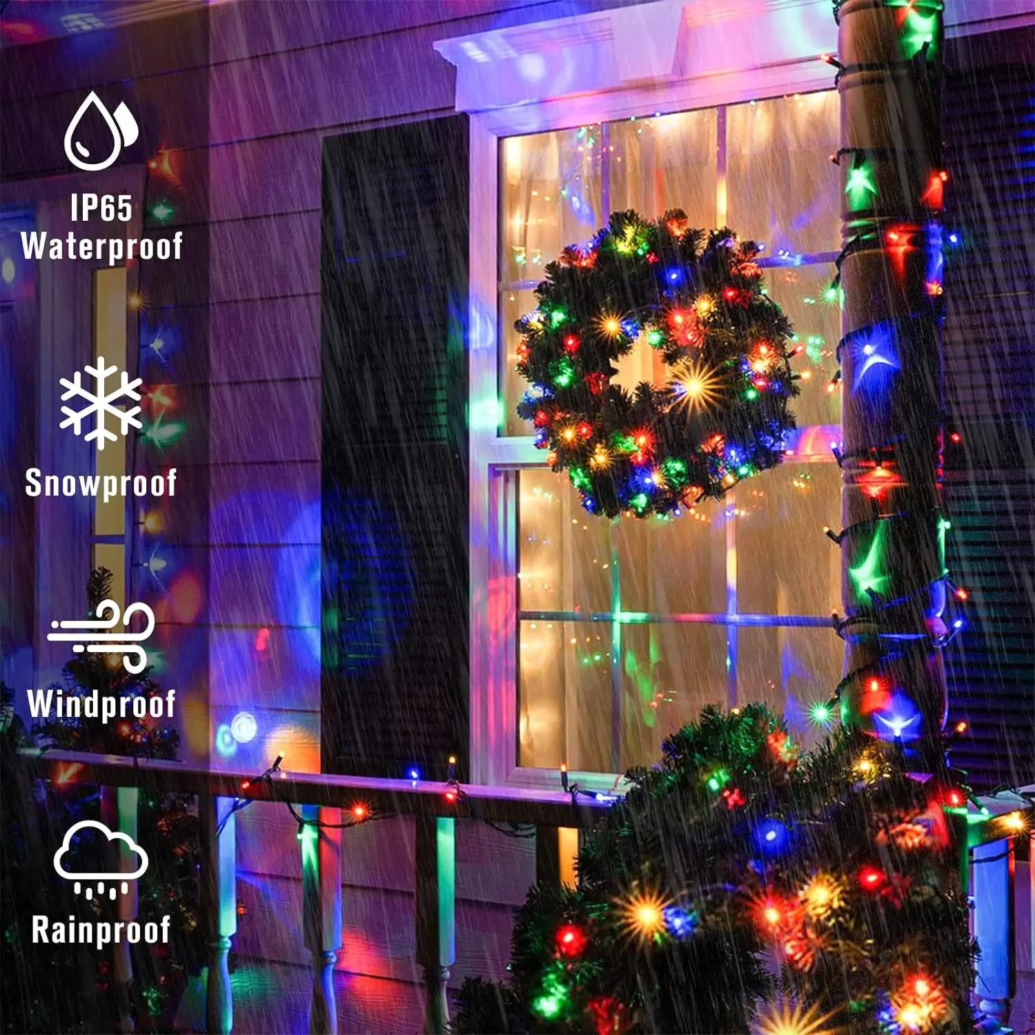 LED Solar Light String 8 Funct - Smart Garden Lighting System ulasan dan harga