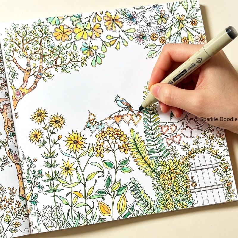 An Adult Meditation Decompress - Garden Journal Planner ulasan dan harga