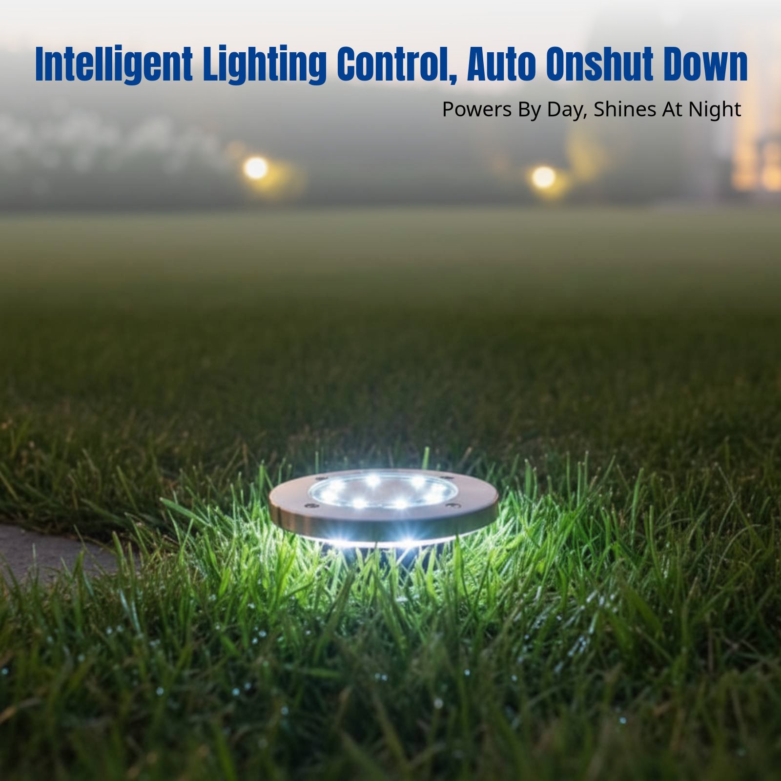 Solar Ground Light, LED Lawn L - Smart Garden Light Controller ulasan dan harga