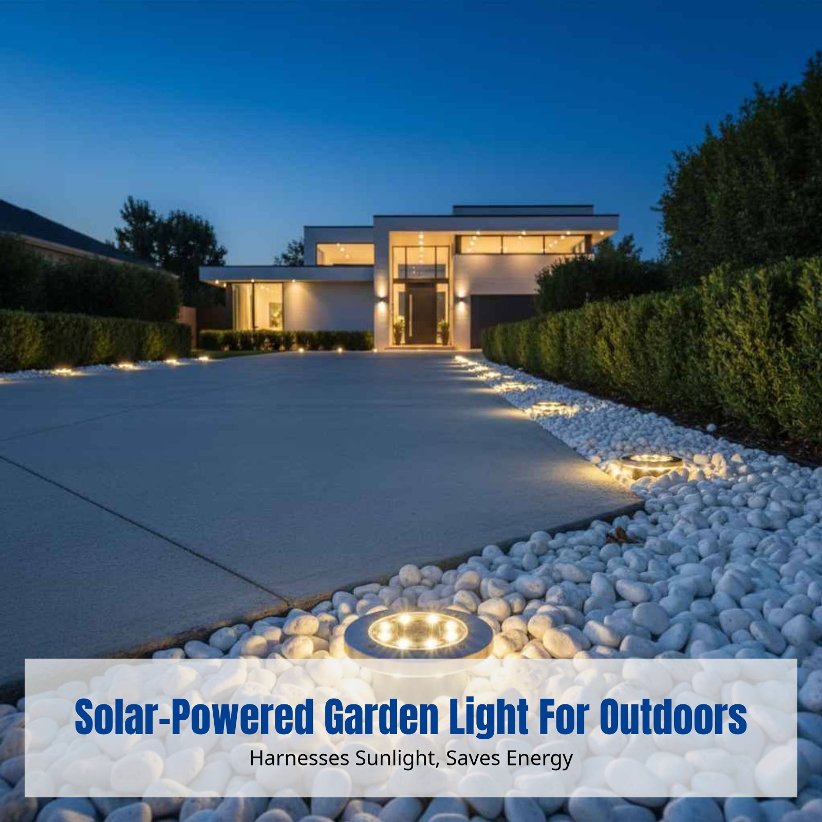 Solar Ground Light, LED Lawn L - Smart Garden Light Controller ulasan dan harga