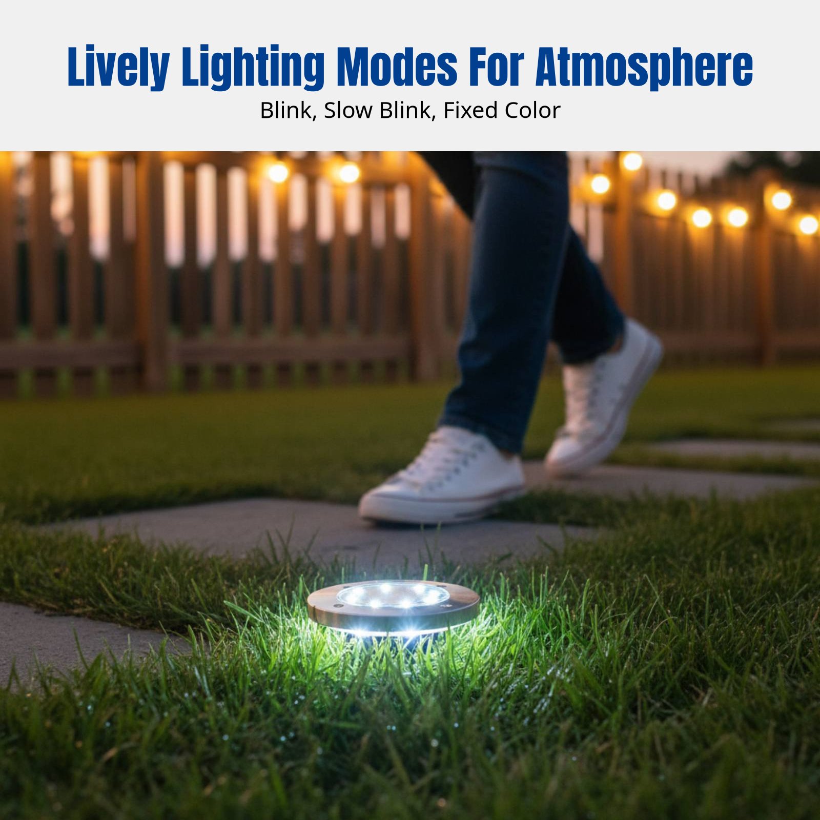 Solar Ground Light, LED Lawn L - Smart Garden Light Controller ulasan dan harga