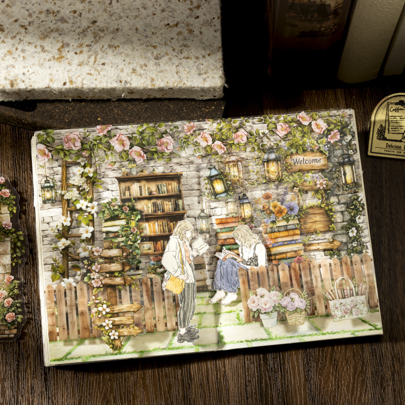 20pcs/lot Kawaii Stationery St - Garden Journal Planner ulasan dan harga