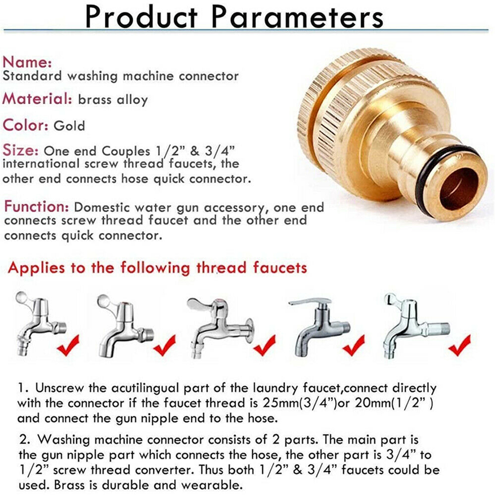 Brass Faucet Tap Connector Mix - Smart Garden Tap ulasan dan harga