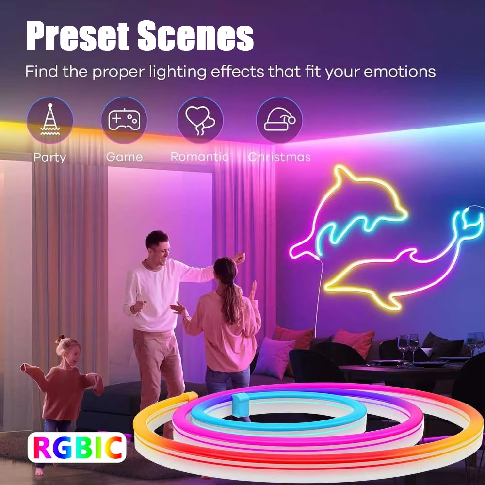 WISCOLOR 24V TUYA WIFI Neon St - Smart Garden Rooms ulasan dan harga