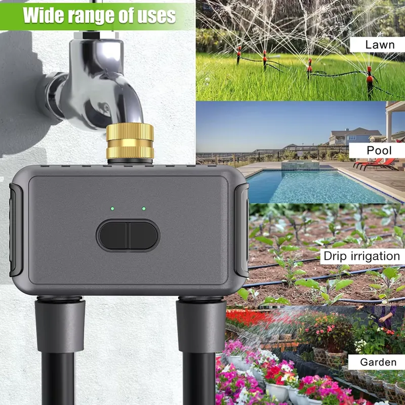 WAP01 WiFi APP Control Dual Ho - Smart Garden Irrigation ulasan dan harga