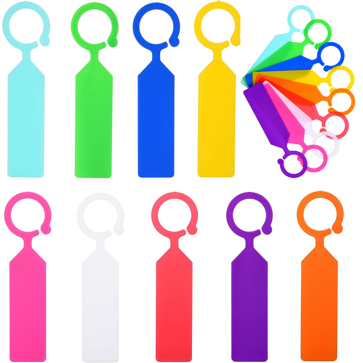 100PCS 10.7x2.3CM Plastic Gard - Garden Journal Planner ulasan dan harga