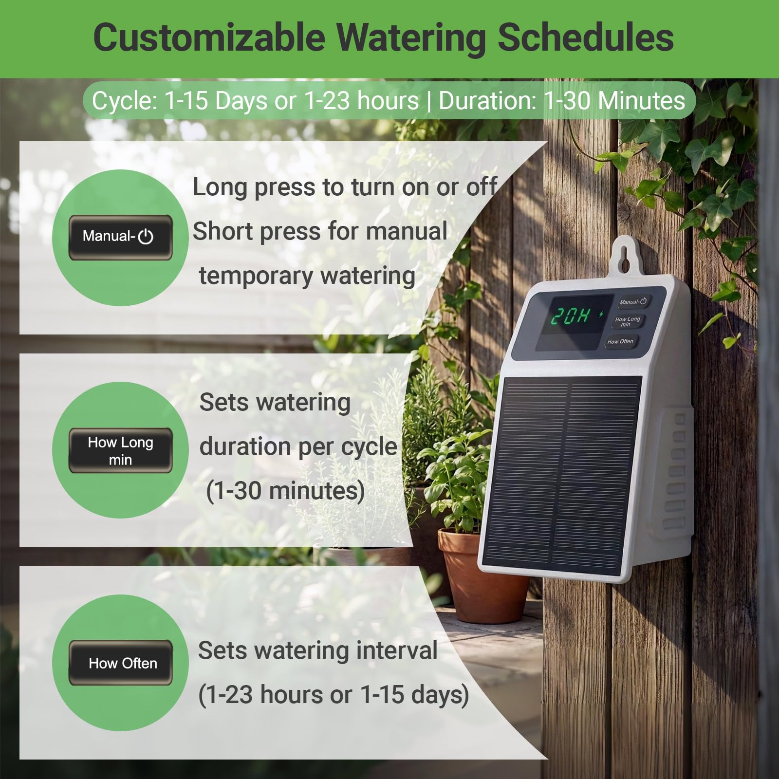 Upgraded Solar Drip Irrigation - Smart Garden Auk ulasan dan harga