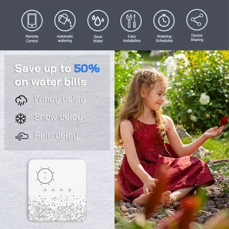 Tuya WiFi Smart Sprinkler Cont - Smart Garden Irrigation ulasan dan harga