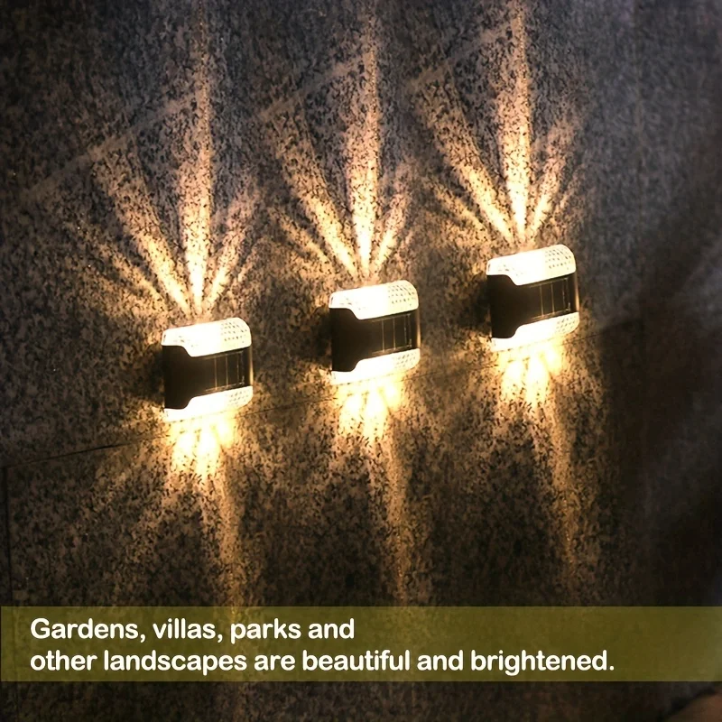 4pc Solar Wall Light: Outdoor  - Smart Garden Light Controller ulasan dan harga