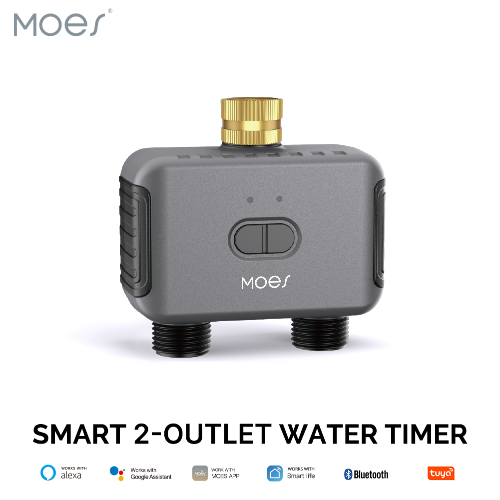 MOES Bluetooth Smart 2-Way Wat - Smart Garden Tap Timer ulasan dan harga