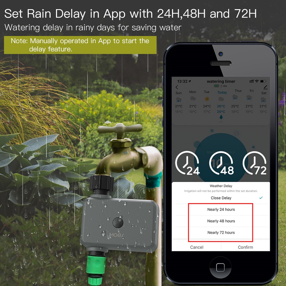 BLuetooth Valve Garden Waterin - Smart Garden Tap Timer ulasan dan harga