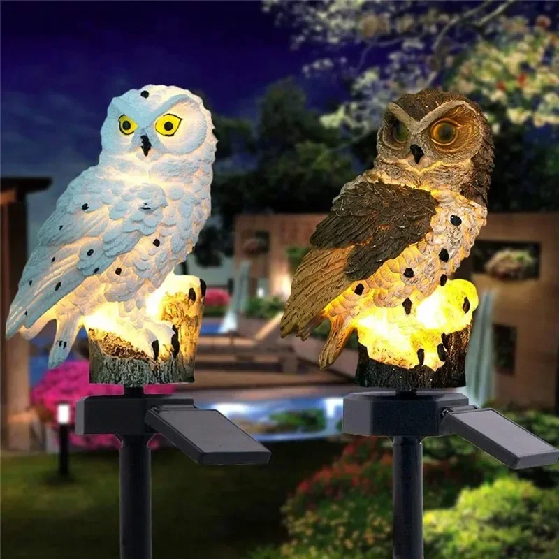 Solar Owl Statue Garden Light  - Smart Garden Lighting System ulasan dan harga