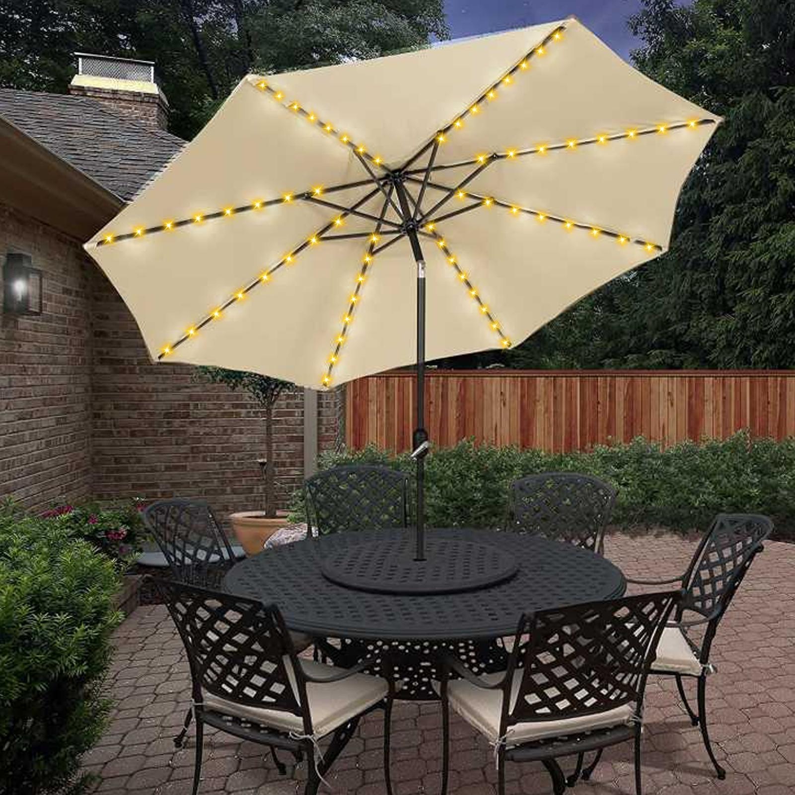 Solar Umbrella String Light 10 - Smart Garden Lighting System ulasan dan harga