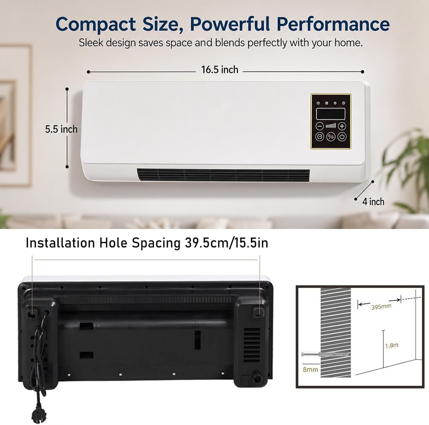 Wall Mounted Air Conditioner 2 - Smart Garden Rooms ulasan dan harga
