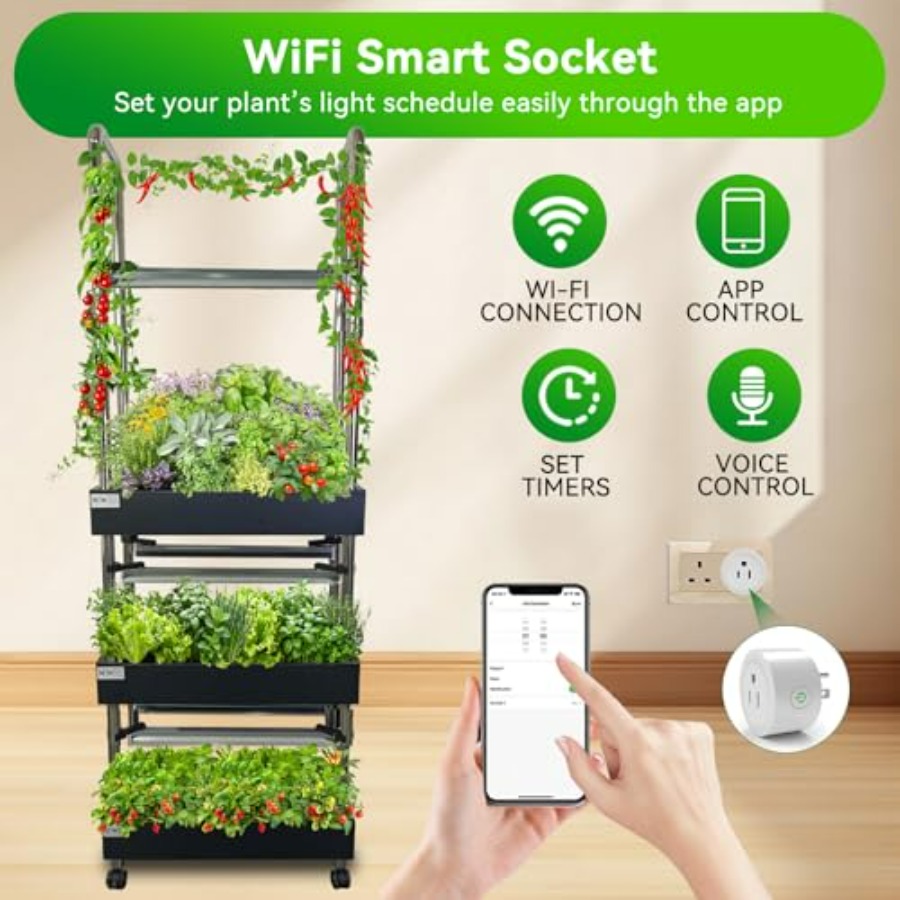 Indoor hydroponics growing sys - Smart Garden Lighting System ulasan dan harga