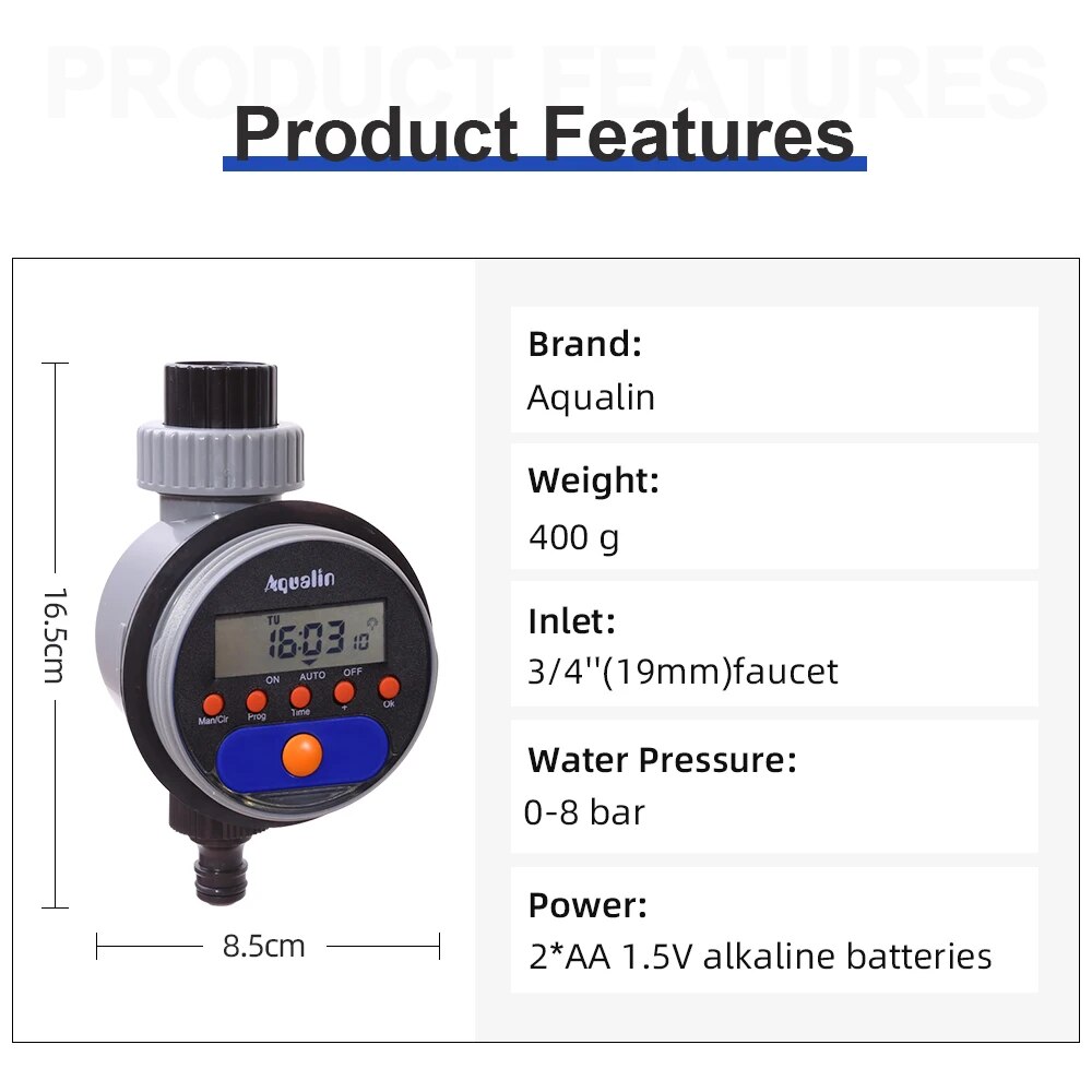 Automatic LCD Display Watering - Smart Garden Valve ulasan dan harga