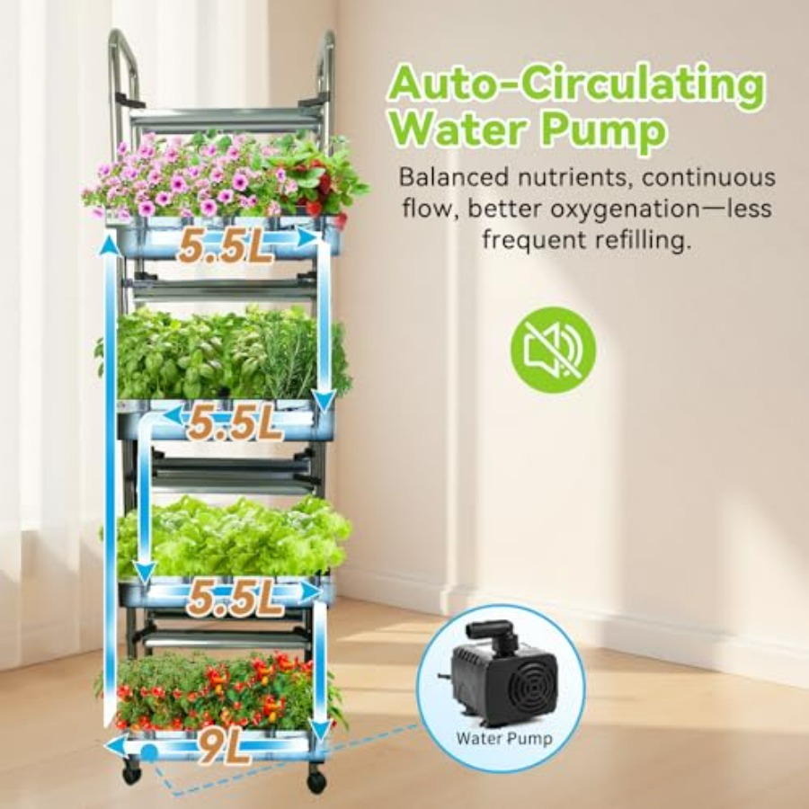 Indoor hydroponics growing sys - Smart Garden Lighting System ulasan dan harga