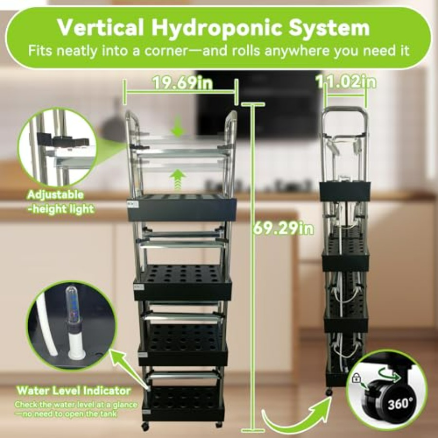 Indoor hydroponics growing sys - Smart Garden Lighting System ulasan dan harga