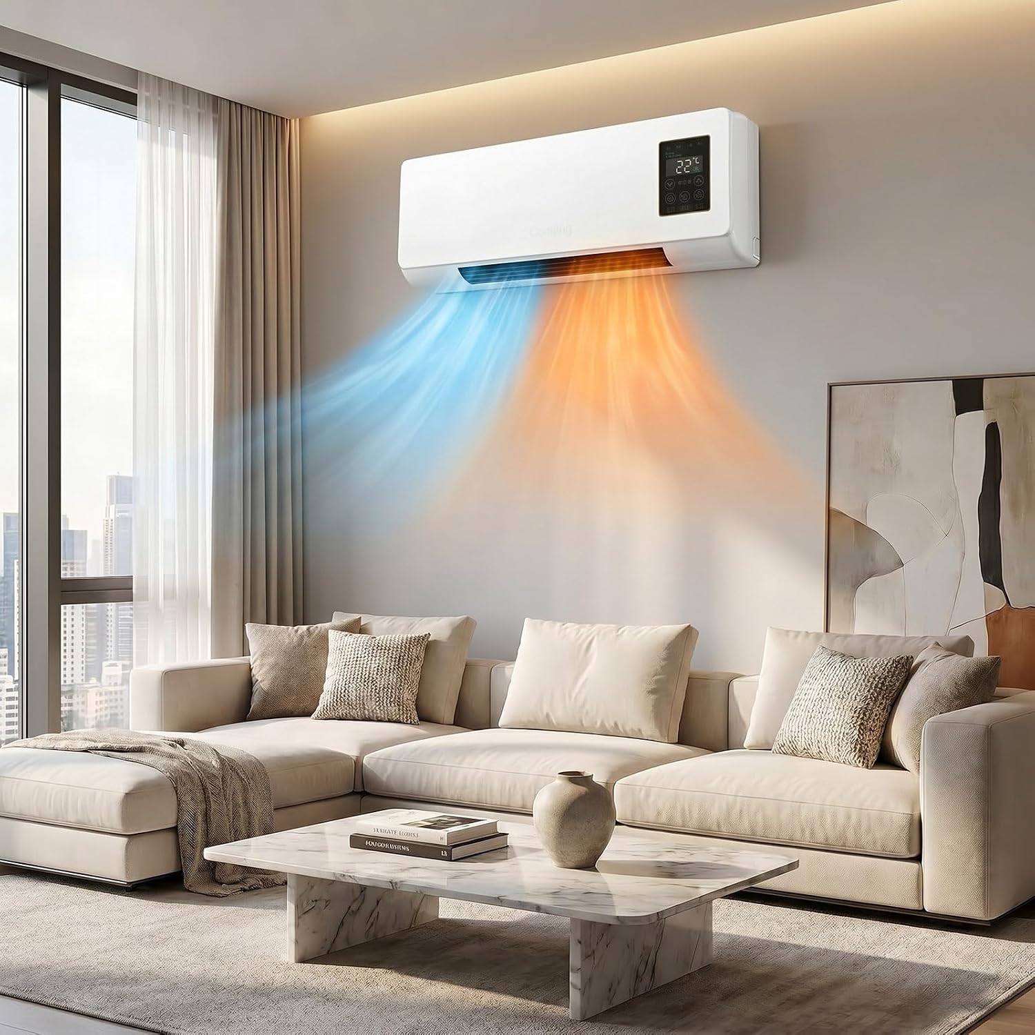 1800W Wall Mounted Air Conditi - Smart Garden Rooms ulasan dan harga