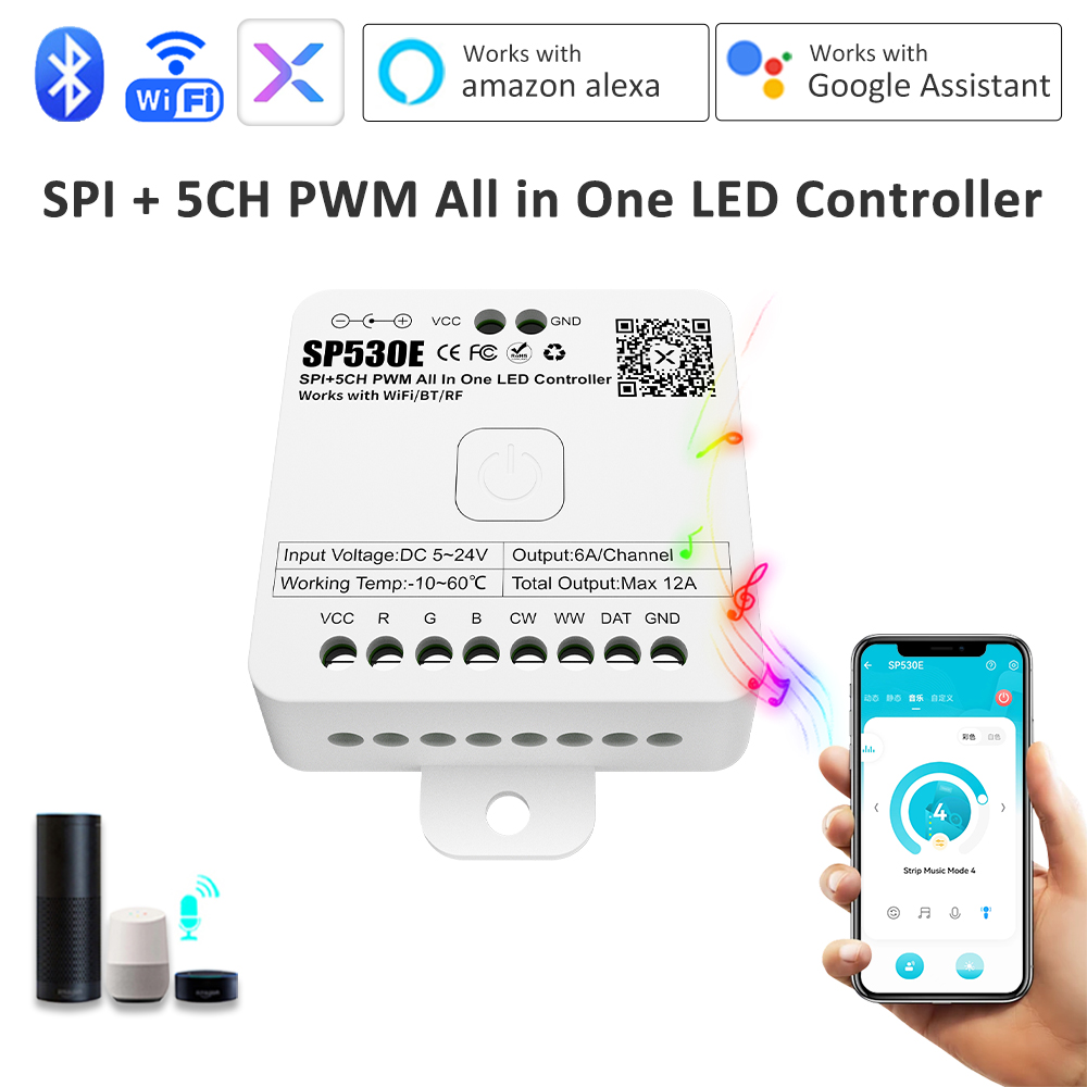 SP530E All In One LED Controll - Smart Garden Light Controller ulasan dan harga