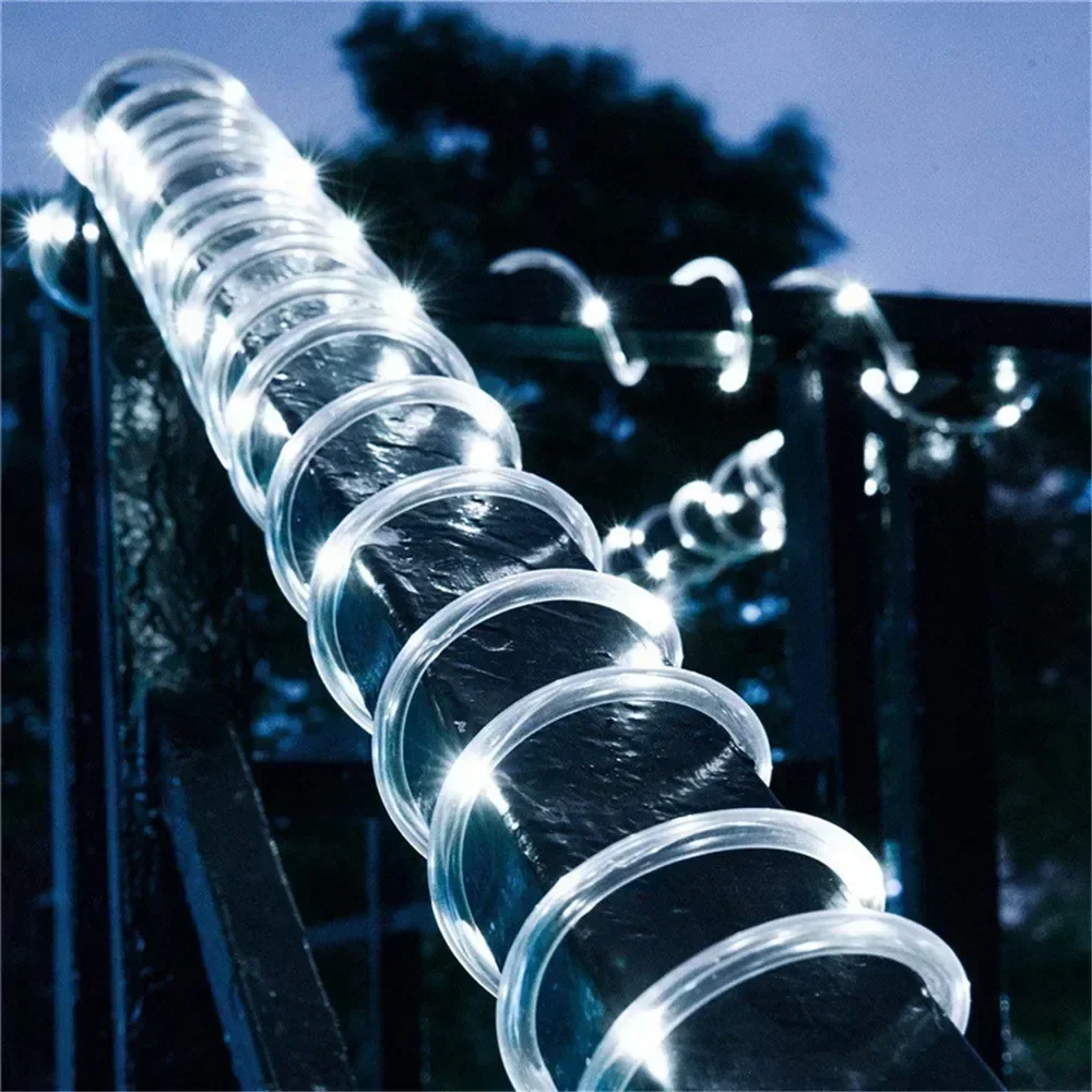 Solar Rope Lights Outdoor Blue - Smart Garden Lighting System ulasan dan harga