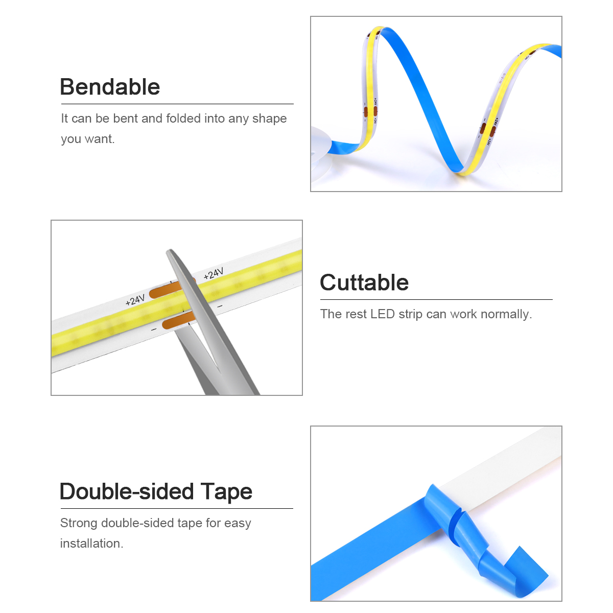 3M 5M 10M 24V COB LED Strip Li - Smart Garden Light Controller ulasan dan harga