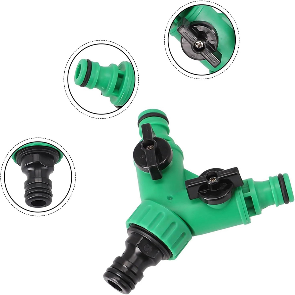 2-Way Garden Hose Splitter Y C - Smart Garden Tap ulasan dan harga