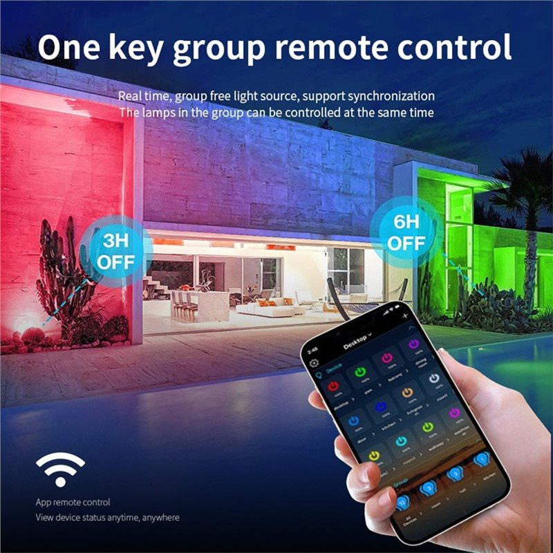 A03F-For Garden Party Wifi 100 - Smart Garden Light Controller ulasan dan harga