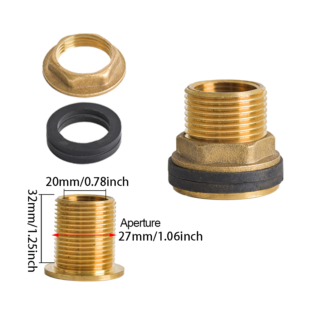 IBC Tank Brass Tap Adapter S60 - Smart Garden Tap ulasan dan harga