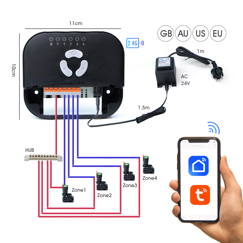 Garden Hose Solenoid Valve Con - Smart Garden Valve ulasan dan harga