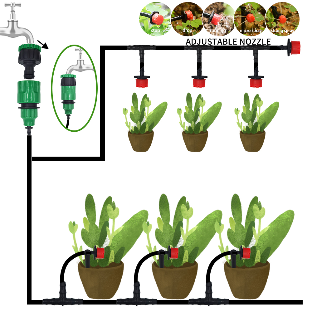 Micro Drip Irrigation System P - Smart Garden Auk ulasan dan harga